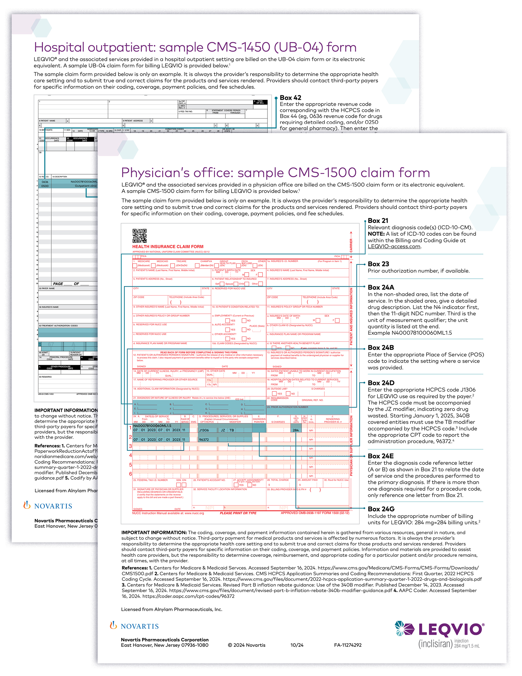 CMS Claim Forms